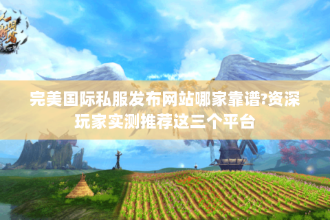 完美国际私服发布网站哪家靠谱?资深玩家实测推荐这三个平台
