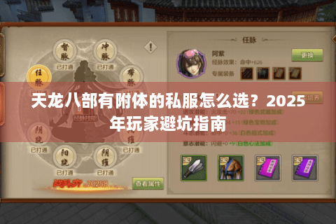 天龙八部有附体的私服怎么选？2025年玩家避坑指南