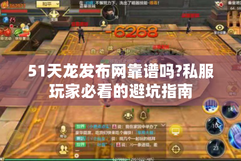 51天龙发布网靠谱吗?私服玩家必看的避坑指南