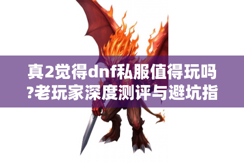 真2觉得dnf私服值得玩吗?老玩家深度测评与避坑指南