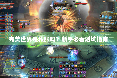 完美世界是私服吗？新手必看避坑指南