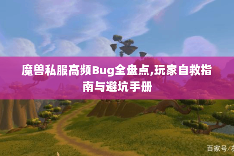 魔兽私服高频Bug全盘点,玩家自救指南与避坑手册