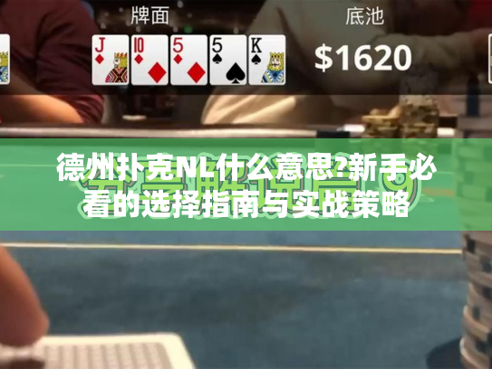 德州扑克NL什么意思?新手必看的选择指南与实战策略