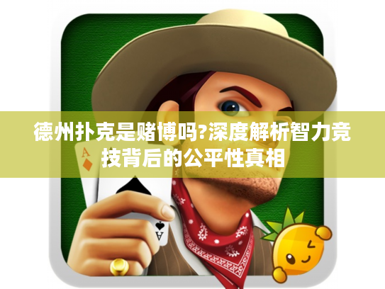 德州扑克是赌博吗?深度解析智力竞技背后的公平性真相
