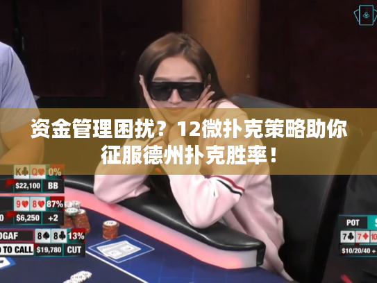 资金管理困扰？12微扑克策略助你征服德州扑克胜率！