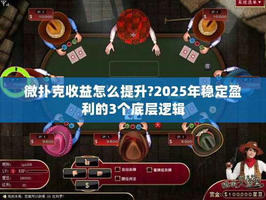微扑克收益怎么提升?2025年稳定盈利的3个底层逻辑