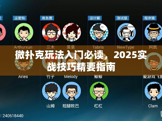 微扑克玩法入门必读，2025实战技巧精要指南