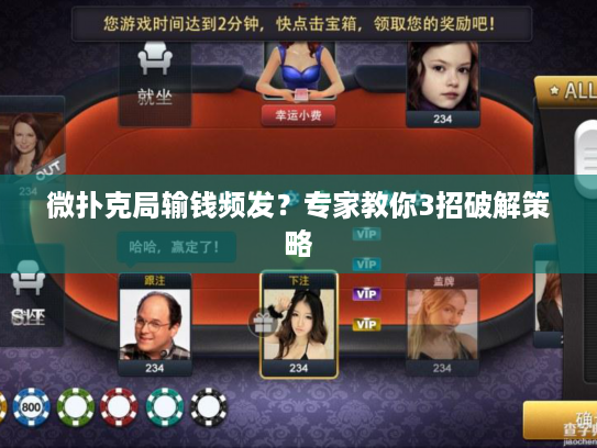 微扑克局输钱频发？专家教你3招破解策略