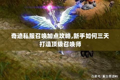 奇迹私服召唤加点攻略,新手如何三天打造顶级召唤师