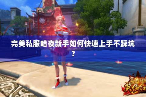 完美私服暗夜新手如何快速上手不踩坑？