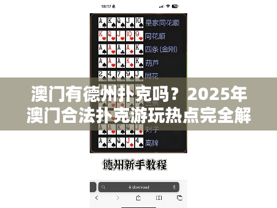 澳门有德州扑克吗？2025年澳门合法扑克游玩热点完全解密