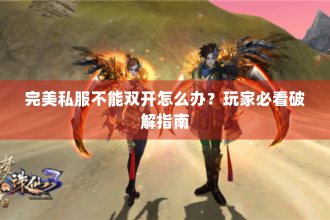 完美私服不能双开怎么办？玩家必看破解指南