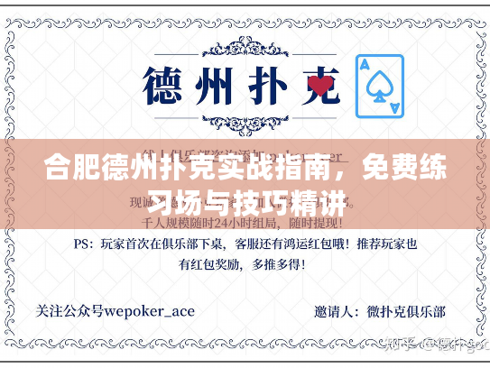 合肥德州扑克实战指南，免费练习场与技巧精讲