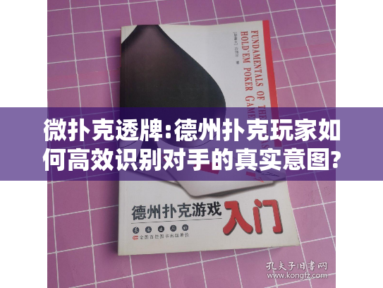 微扑克透牌:德州扑克玩家如何高效识别对手的真实意图?