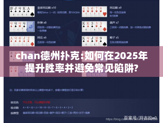 chan德州扑克:如何在2025年提升胜率并避免常见陷阱?