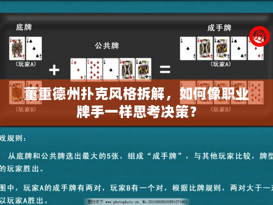 董重德州扑克风格拆解，如何像职业牌手一样思考决策？