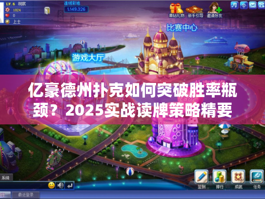 亿豪德州扑克如何突破胜率瓶颈？2025实战读牌策略精要