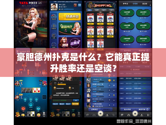 豪胆德州扑克是什么？它能真正提升胜率还是空谈？