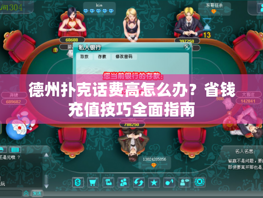 德州扑克话费高怎么办？省钱充值技巧全面指南