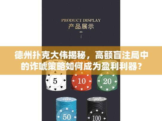 德州扑克大伟揭秘，高额盲注局中的诈唬策略如何成为盈利利器？