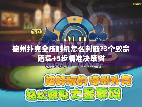 德州扑克全压时机怎么判断?3个致命错误+5步精准决策树