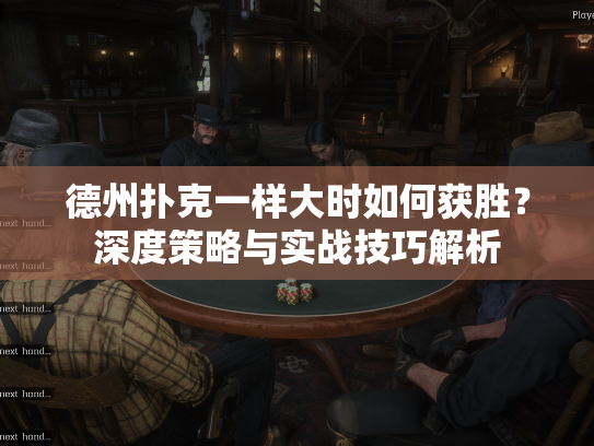 德州扑克一样大时如何获胜？深度策略与实战技巧解析
