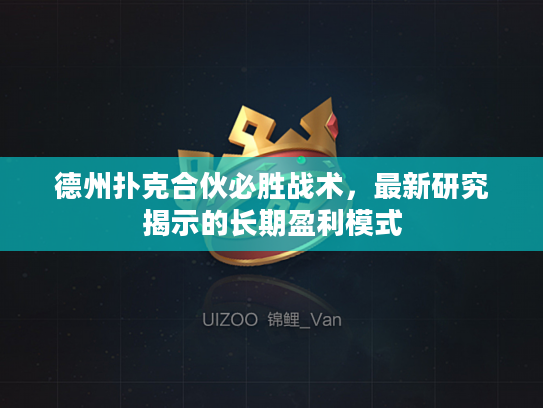 德州扑克合伙必胜战术，最新研究揭示的长期盈利模式