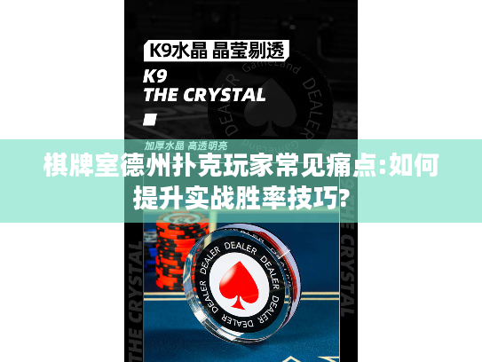 棋牌室德州扑克玩家常见痛点:如何提升实战胜率技巧?