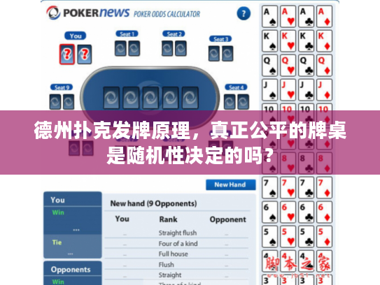 德州扑克发牌原理，真正公平的牌桌是随机性决定的吗？