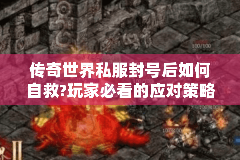 传奇世界私服封号后如何自救?玩家必看的应对策略