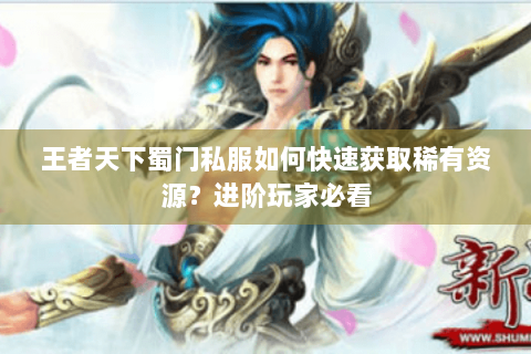 王者天下蜀门私服如何快速获取稀有资源？进阶玩家必看