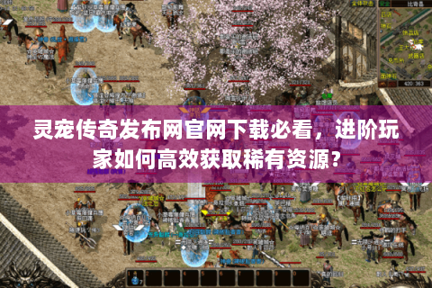 灵宠传奇发布网官网下载必看，进阶玩家如何高效获取稀有资源？
