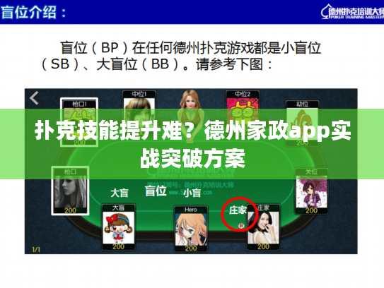 扑克技能提升难？德州家政app实战突破方案