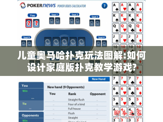 儿童奥马哈扑克玩法图解:如何设计家庭版扑克教学游戏?