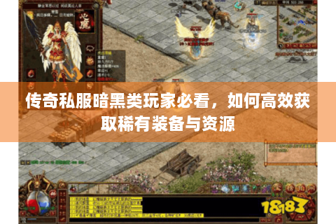传奇私服暗黑类玩家必看，如何高效获取稀有装备与资源
