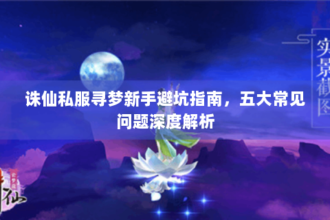 诛仙私服寻梦新手避坑指南，五大常见问题深度解析