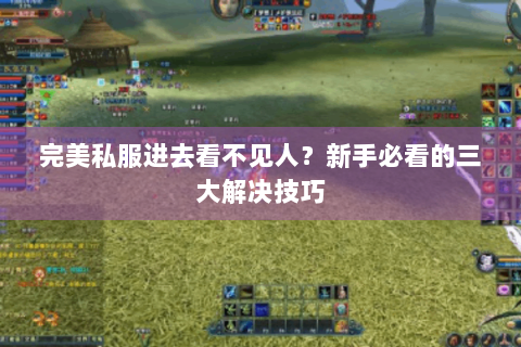 完美私服进去看不见人？新手必看的三大解决技巧