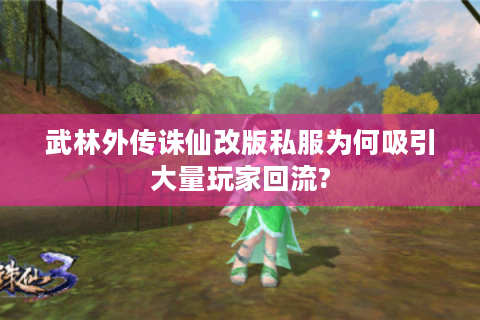 武林外传诛仙改版私服为何吸引大量玩家回流?