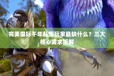 完美国际千年私服玩家最缺什么？三大核心需求拆解