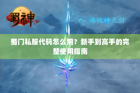 蜀门私服代码怎么用？新手到高手的完整使用指南