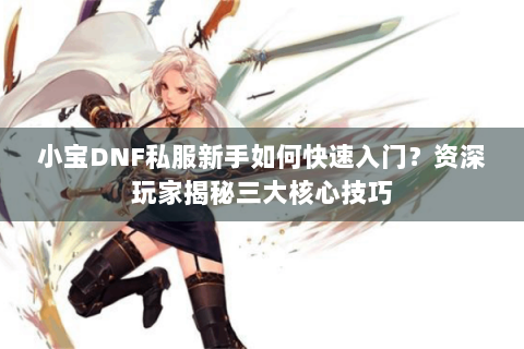 小宝DNF私服新手如何快速入门？资深玩家揭秘三大核心技巧