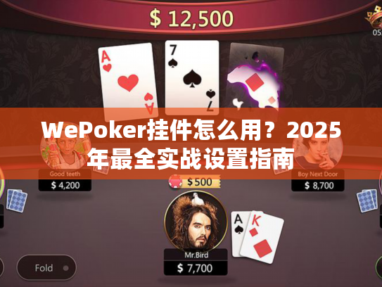 WePoker挂件怎么用？2025年最全实战设置指南
