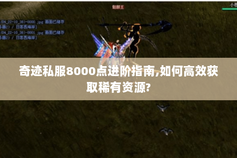 奇迹私服8000点进阶指南,如何高效获取稀有资源?
