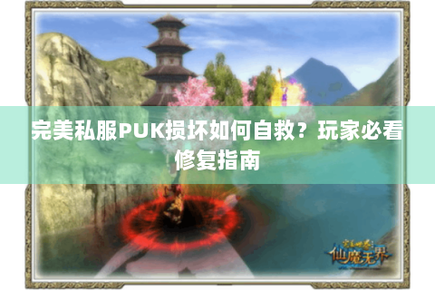 完美私服PUK损坏如何自救？玩家必看修复指南