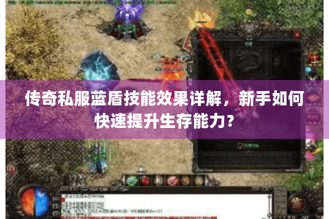 传奇私服蓝盾技能效果详解，新手如何快速提升生存能力？