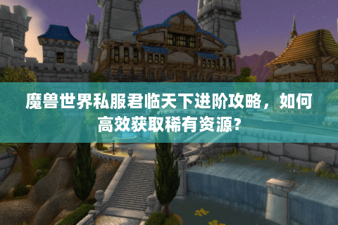 魔兽世界私服君临天下进阶攻略，如何高效获取稀有资源？