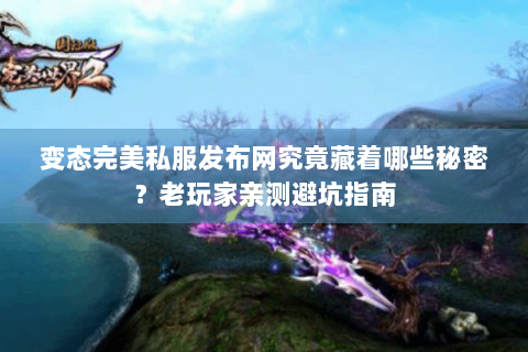 变态完美私服发布网究竟藏着哪些秘密？老玩家亲测避坑指南