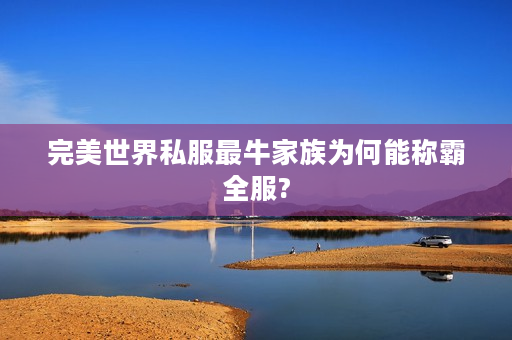 完美世界私服最牛家族为何能称霸全服?