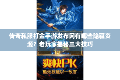 传奇私服打金手游发布网有哪些隐藏资源？老玩家揭秘三大技巧