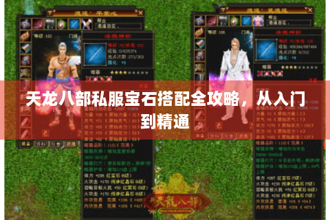 天龙八部私服宝石搭配全攻略，从入门到精通